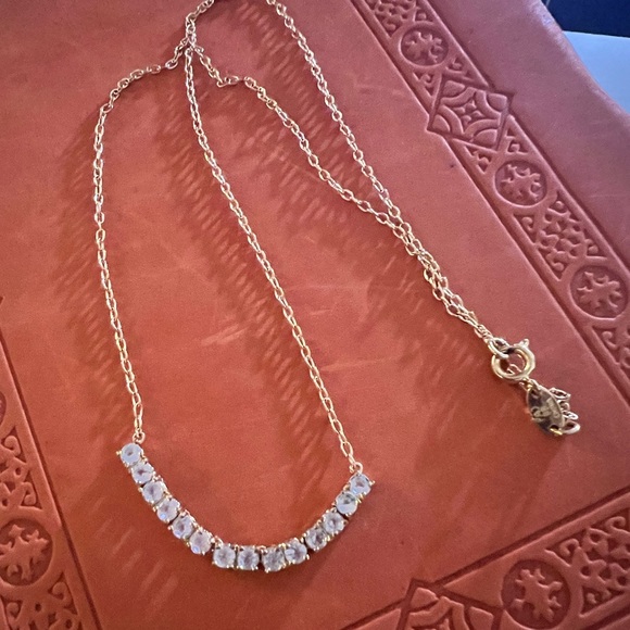 PAJ BB 10k Gold Bronze Base Metal Diamond CZ Signed Prime Art & Jewel Necklace - Picture 7 of 10